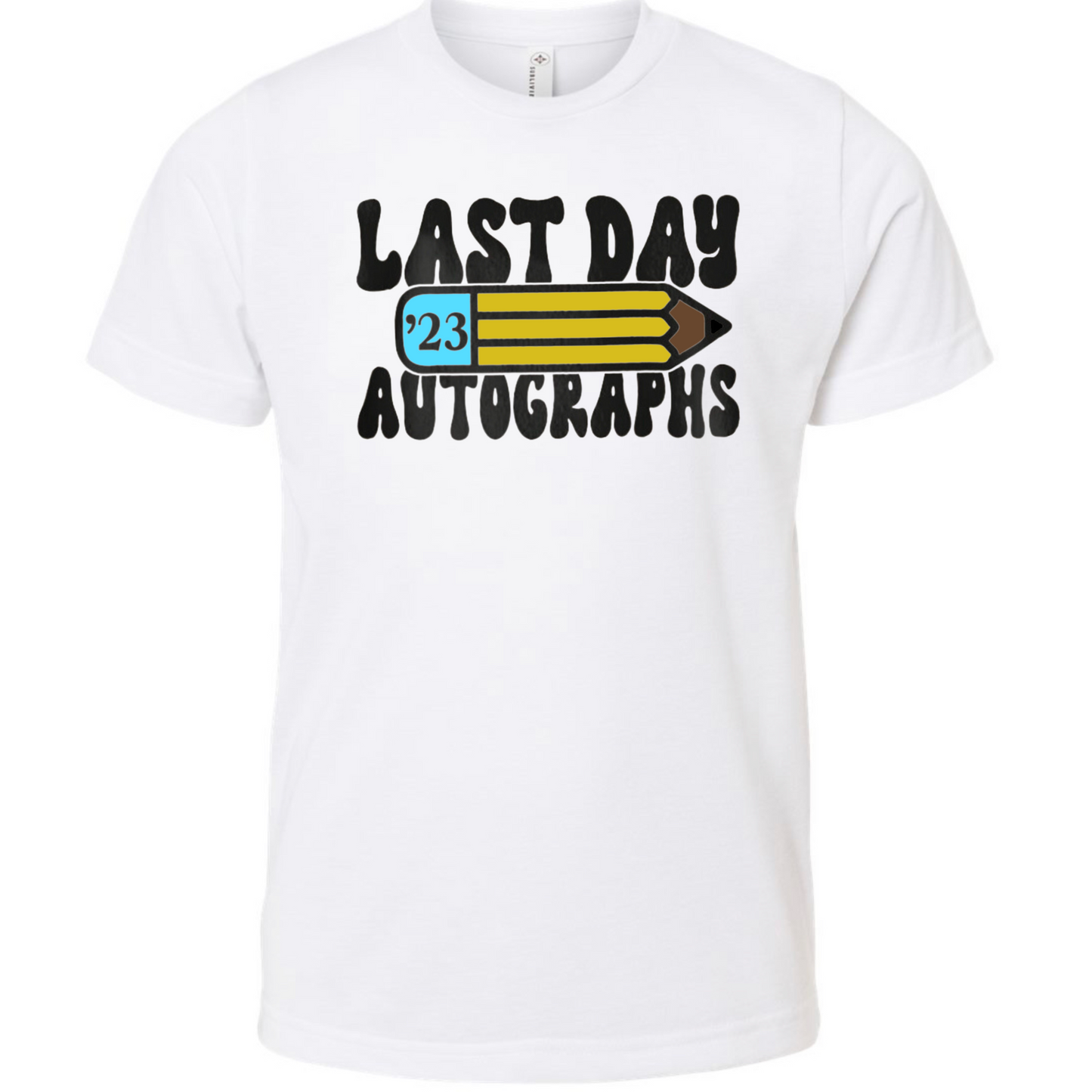 Last Day of School Autograph Graphic T-Shirt