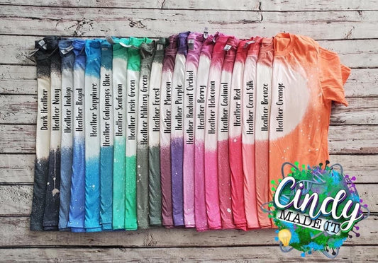 Rockin’ & Rollin’ Baseball Mom Bleached T-Shirt