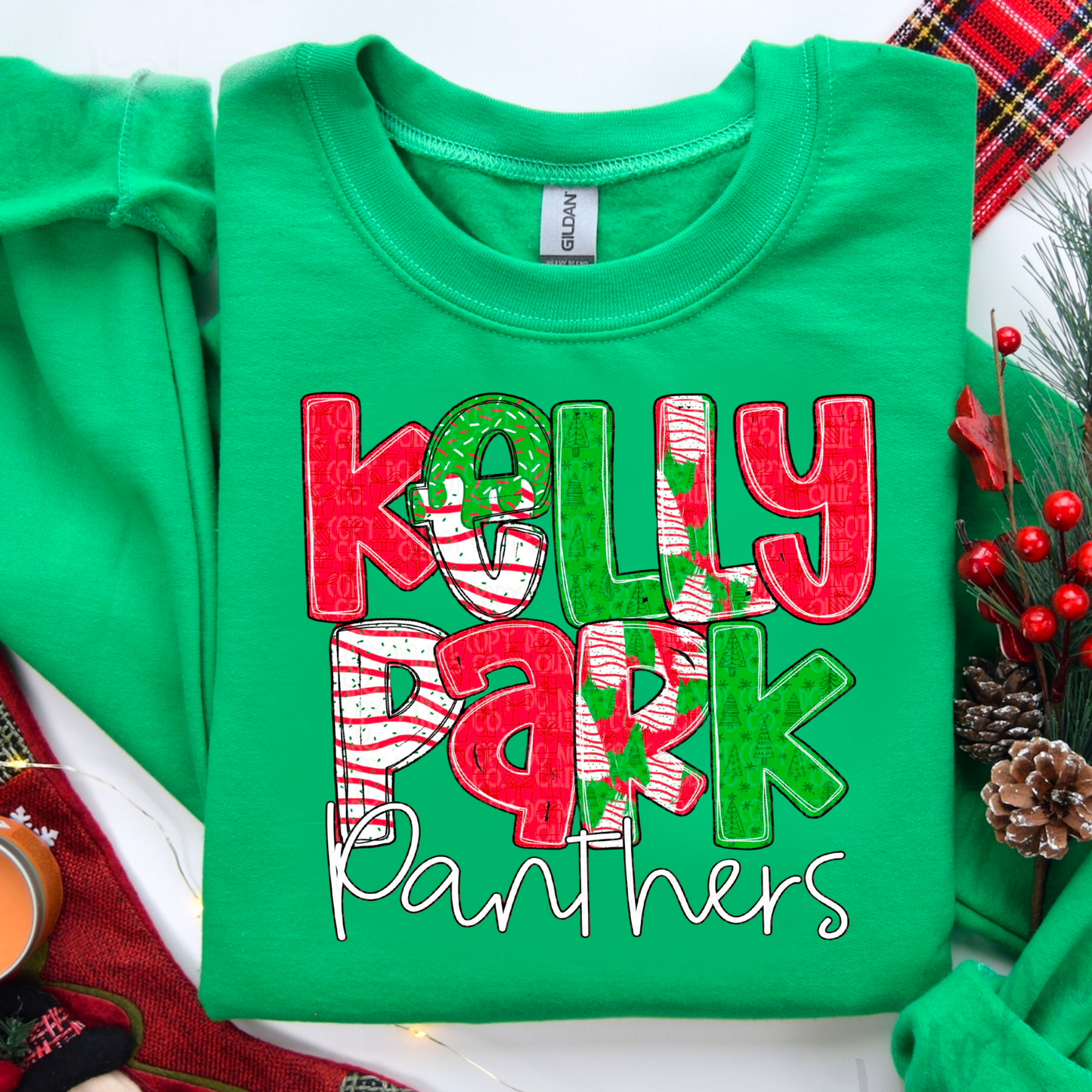 Kelly Park Panthers Holiday Crewneck Sweatshirt