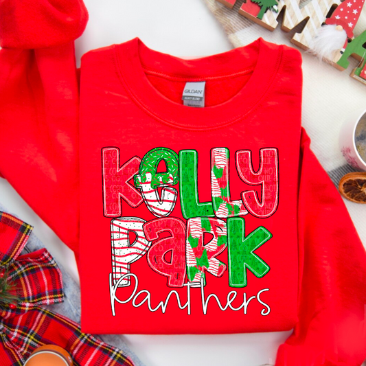 Kelly Park Panthers Holiday Crewneck Sweatshirt