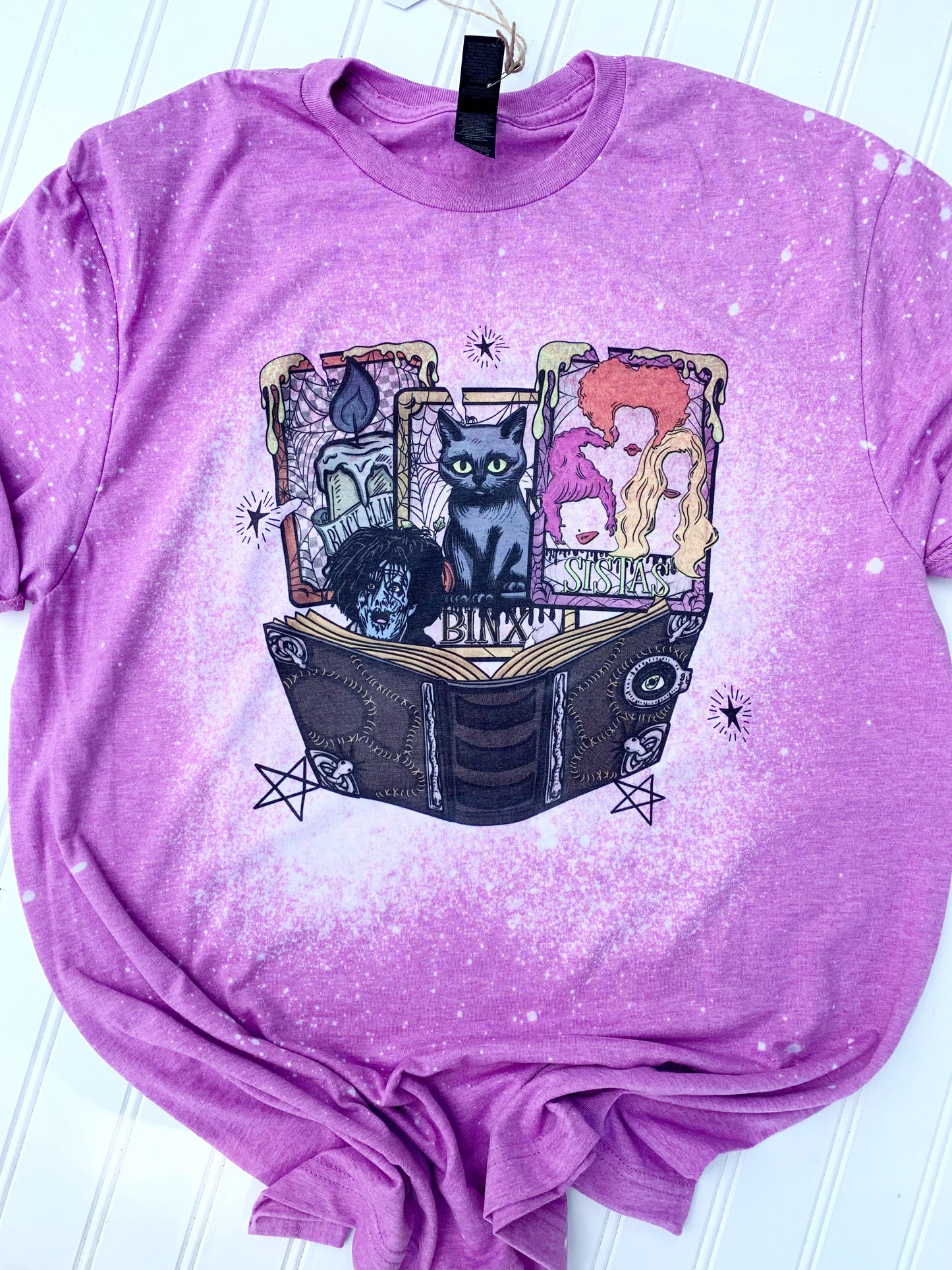 Spell book w/ Sister Witches Spooky Season T-Shirt