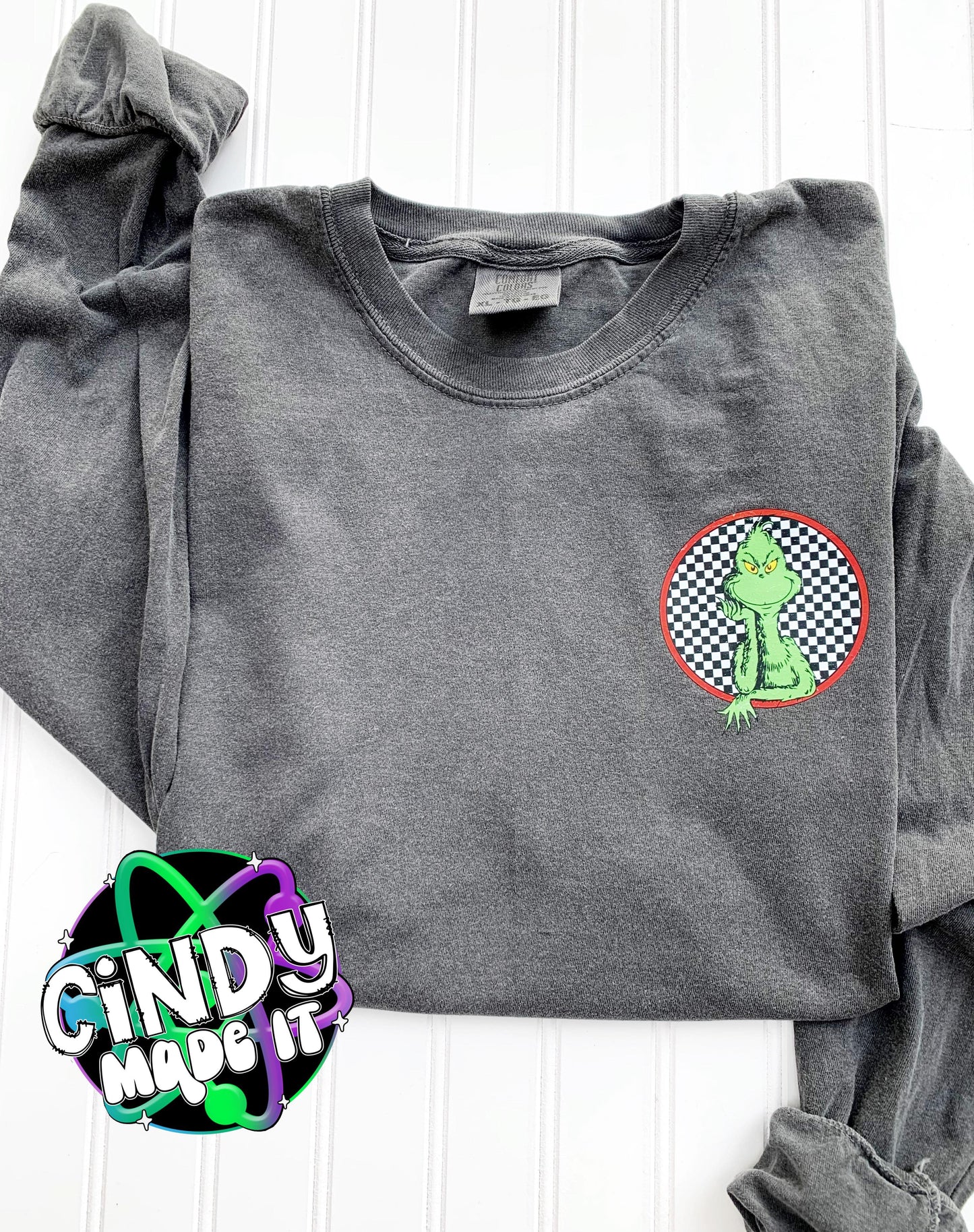 Checkered Mean One Christmas T-Shirt