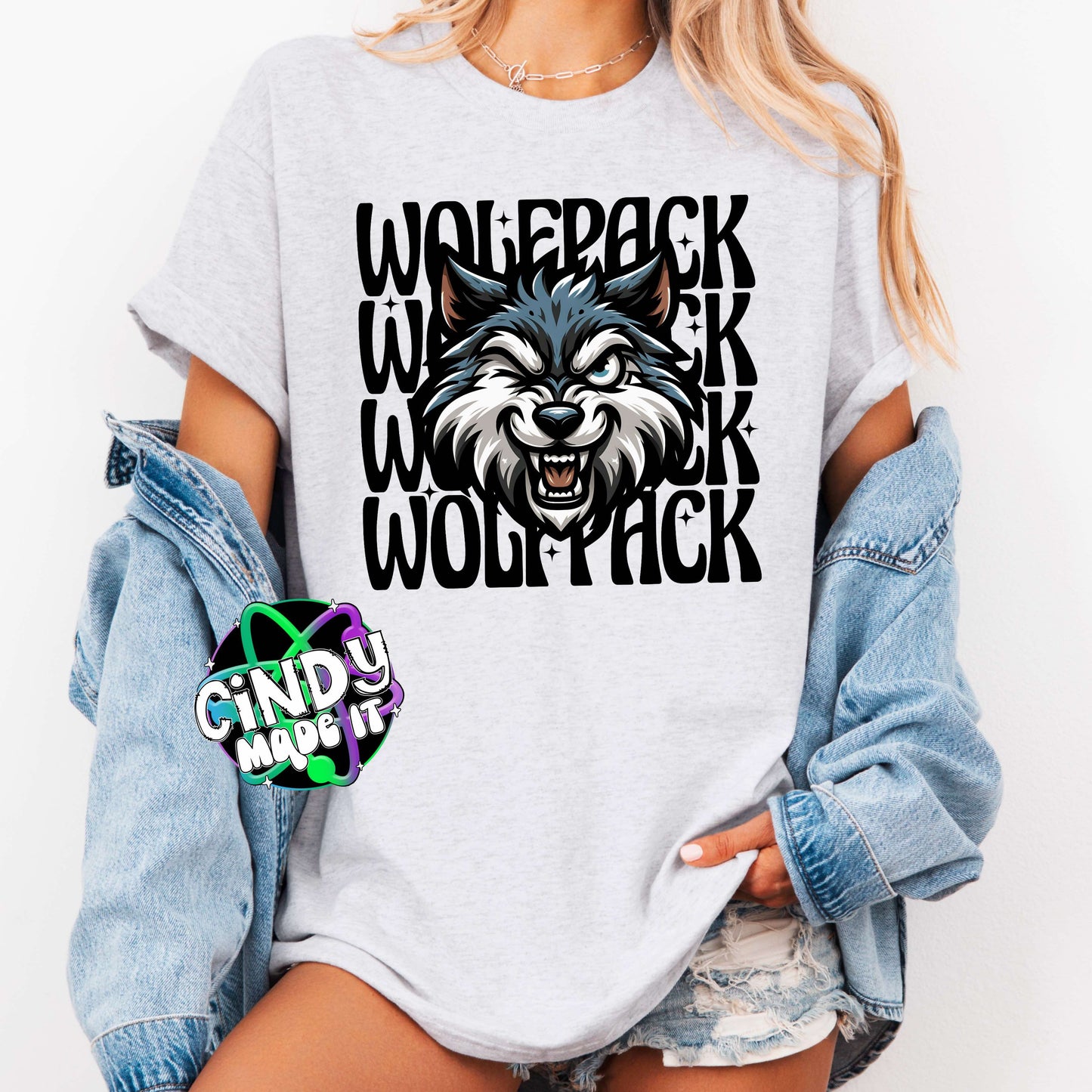 Wolfpack Winking Mascot Spirit T-Shirt