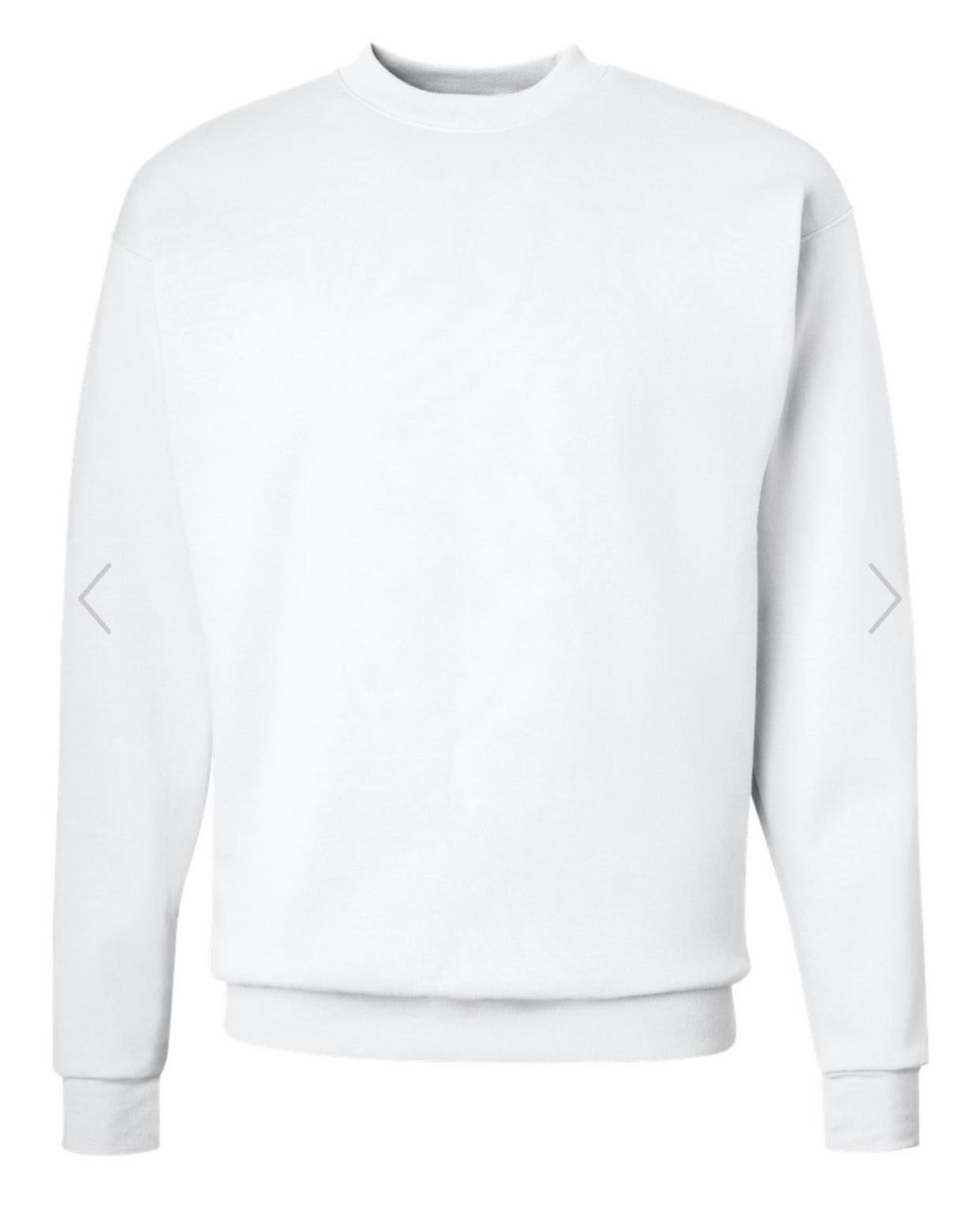 Mean One/Grin Face MAMA Christmas Sweatshirt with custom names on sleeve