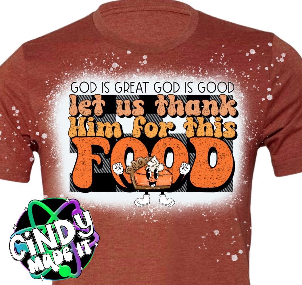 Custom Bleached Thanksgiving T-shirts