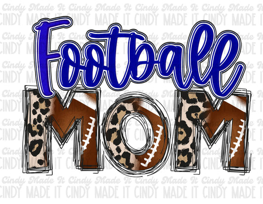 Custom Football Mom photo shirt