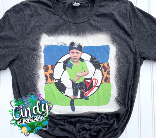 Soccer Athlete Custom Photo T-Shirt