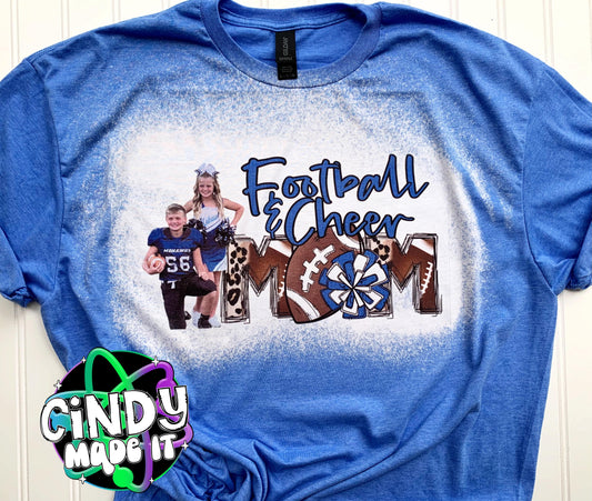 Football & Cheer Custom Photo T-Shirt