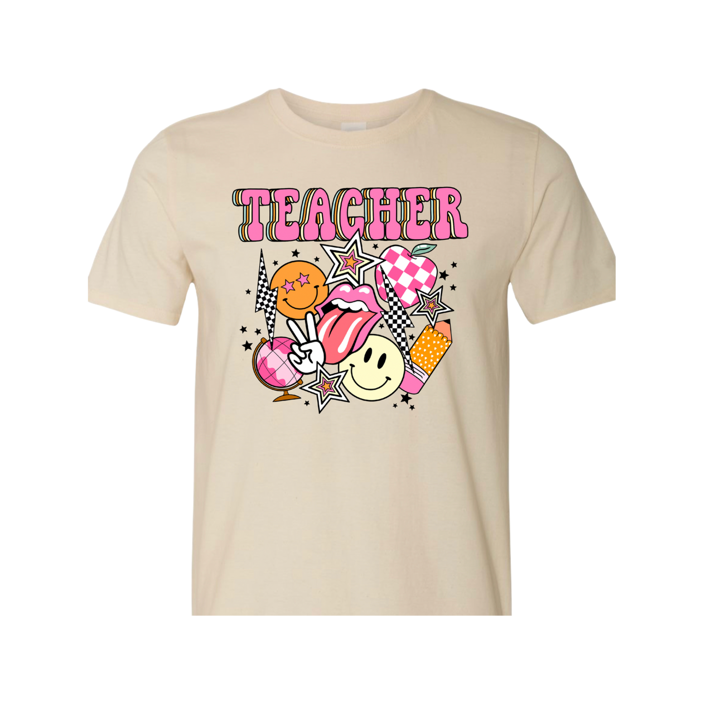 Teacher Retro Graphic T-Shirt