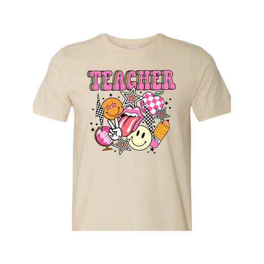 Teacher Retro Graphic T-Shirt