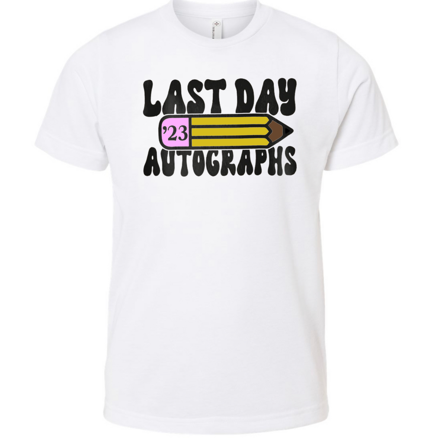 Last Day of School Autograph Graphic T-Shirt