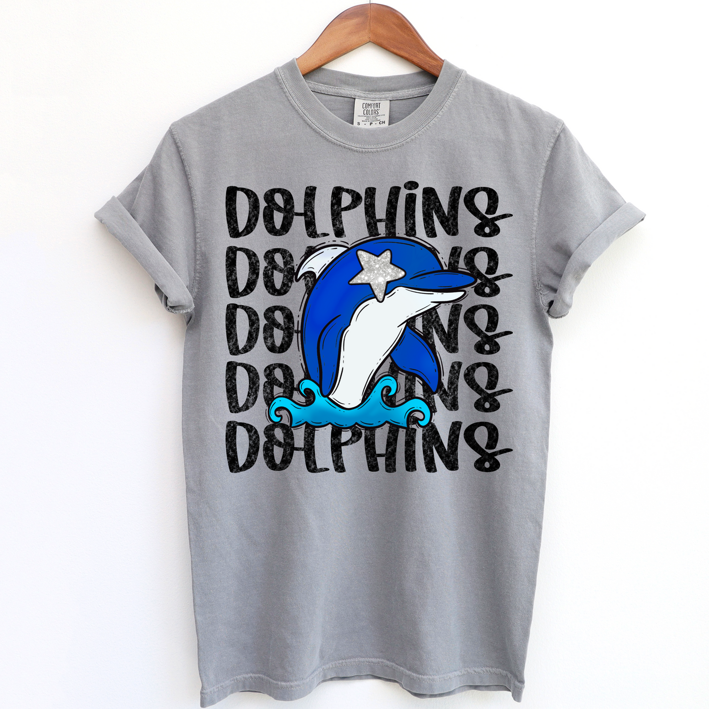 Adult & Youth Dolphins Mascot Spirit Day T-Shirt