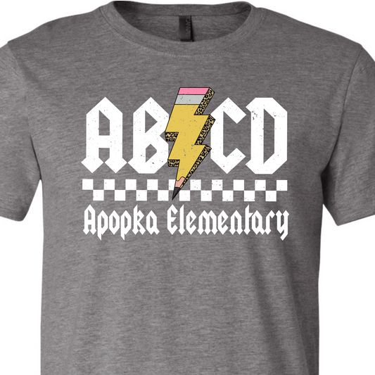 Adult & Youth ABCD Apopka Elementary Spirit T-Shirt