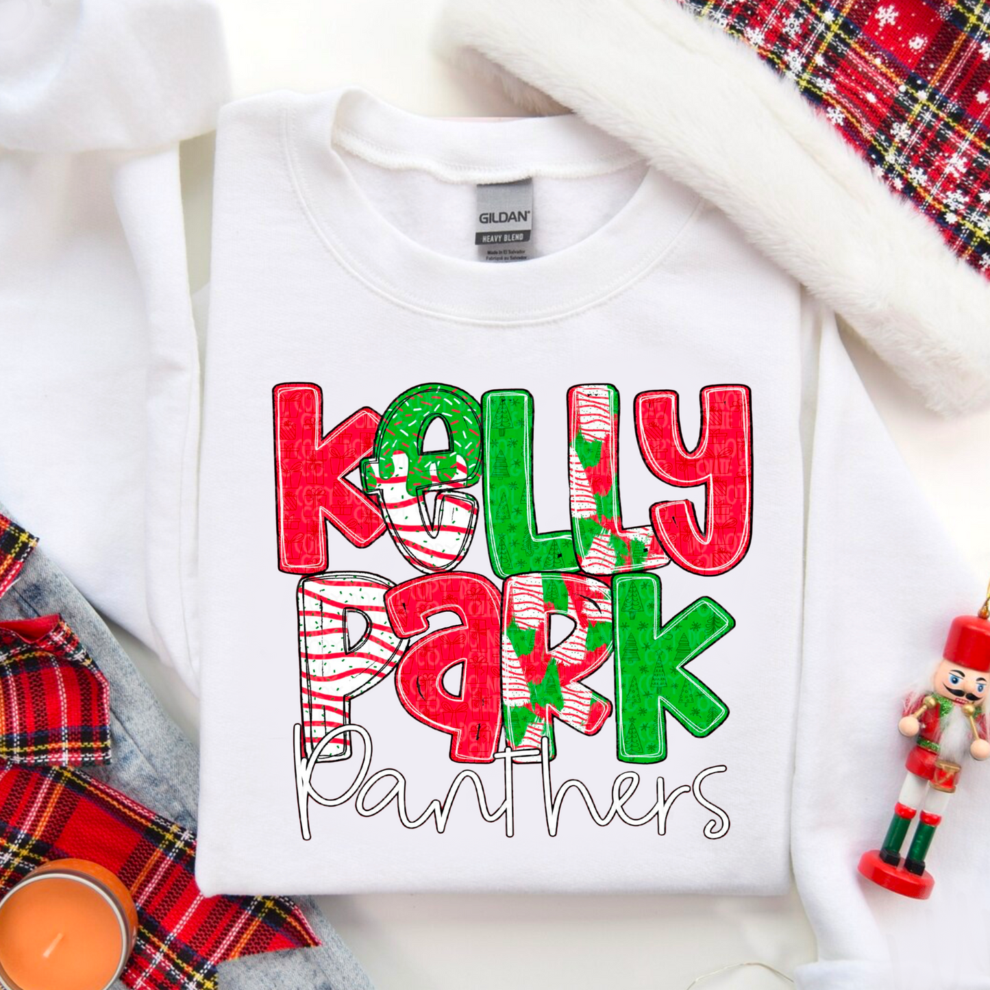 Kelly Park Panthers Holiday Crewneck Sweatshirt