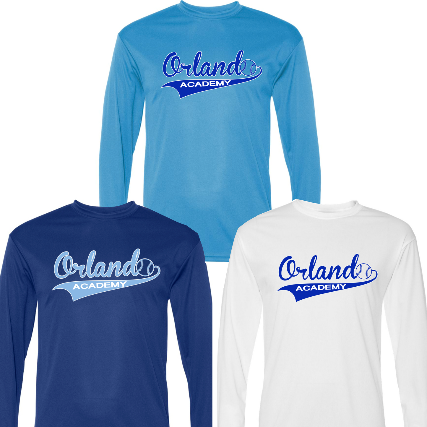 OBA w/ Orlando Baseball Academy Logo Apparel