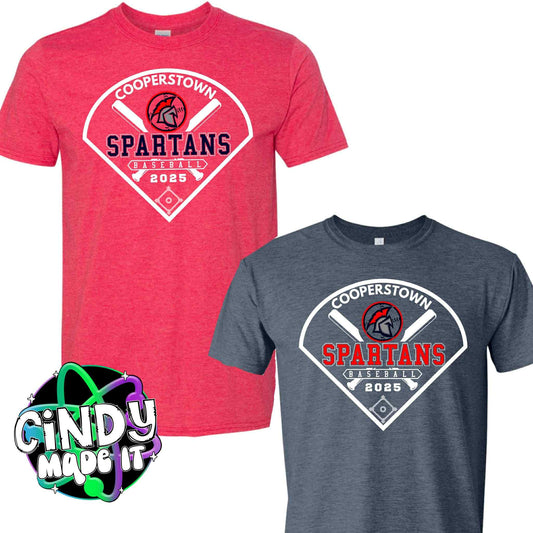 Spartans Baseball Custom T-Shirt