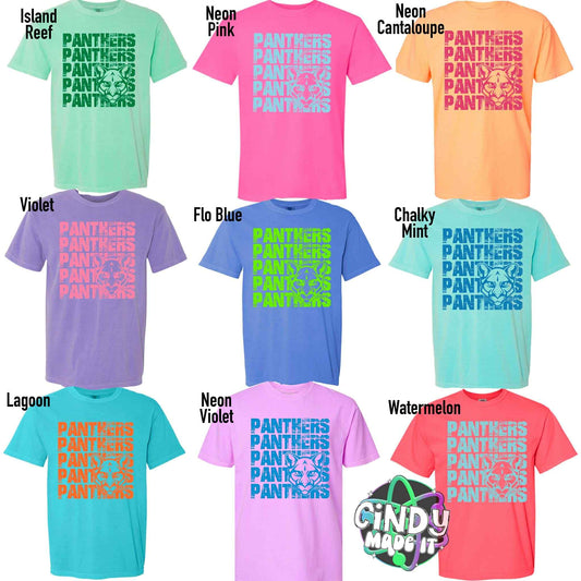 Neon Panthers Spirit Adult & Youth T-Shirt
