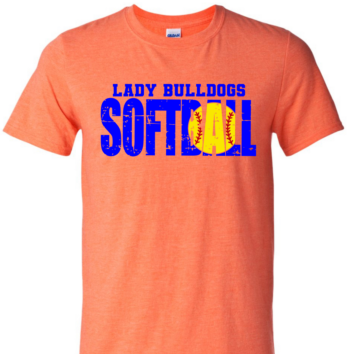 Lady Bulldogs Softball 🥎 graphic t-shirt