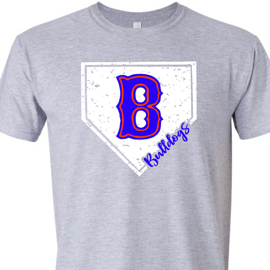 Bulldogs Baseball Diamond Spirit T-shirt