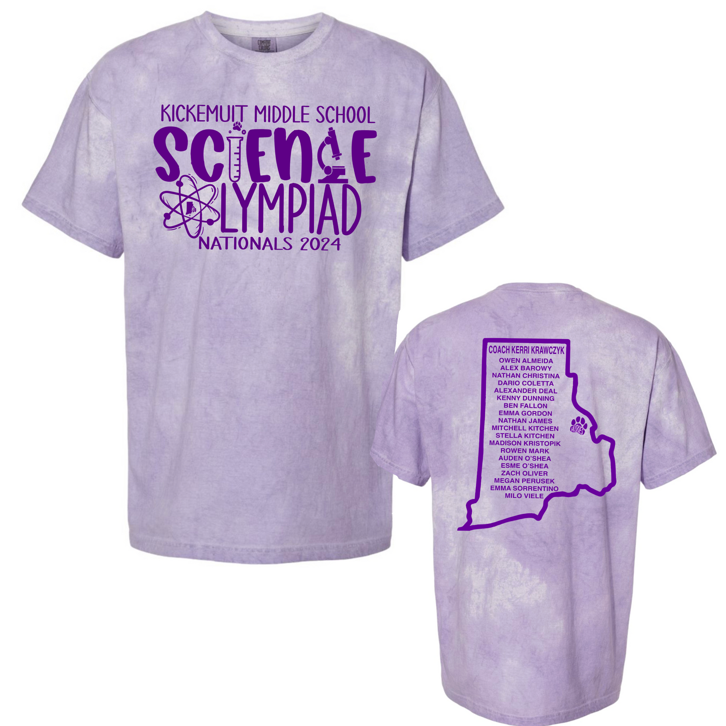 KMS Science Olympiad spirit wear