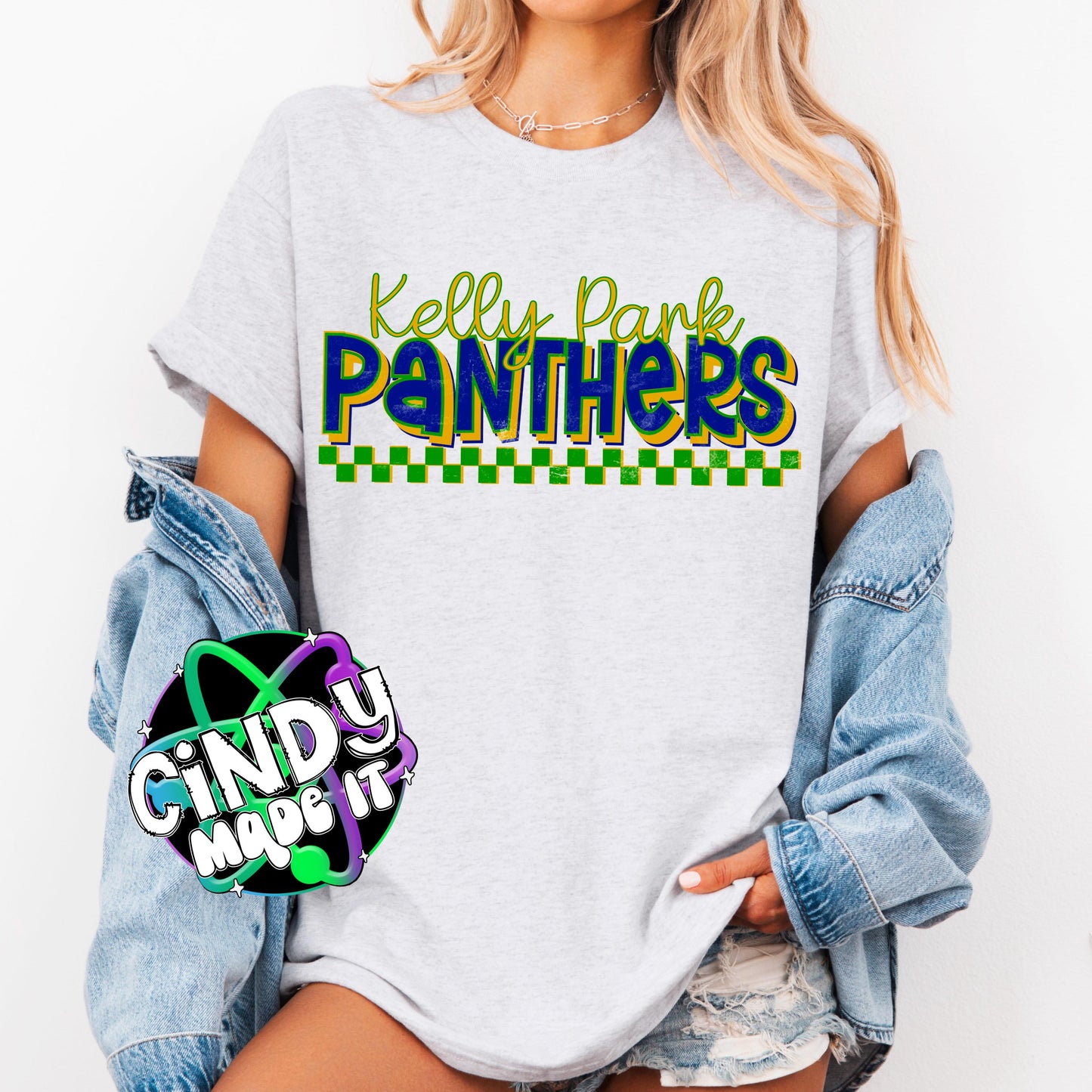 Kelly Park Panthers Checkered Spirit T-Shirt