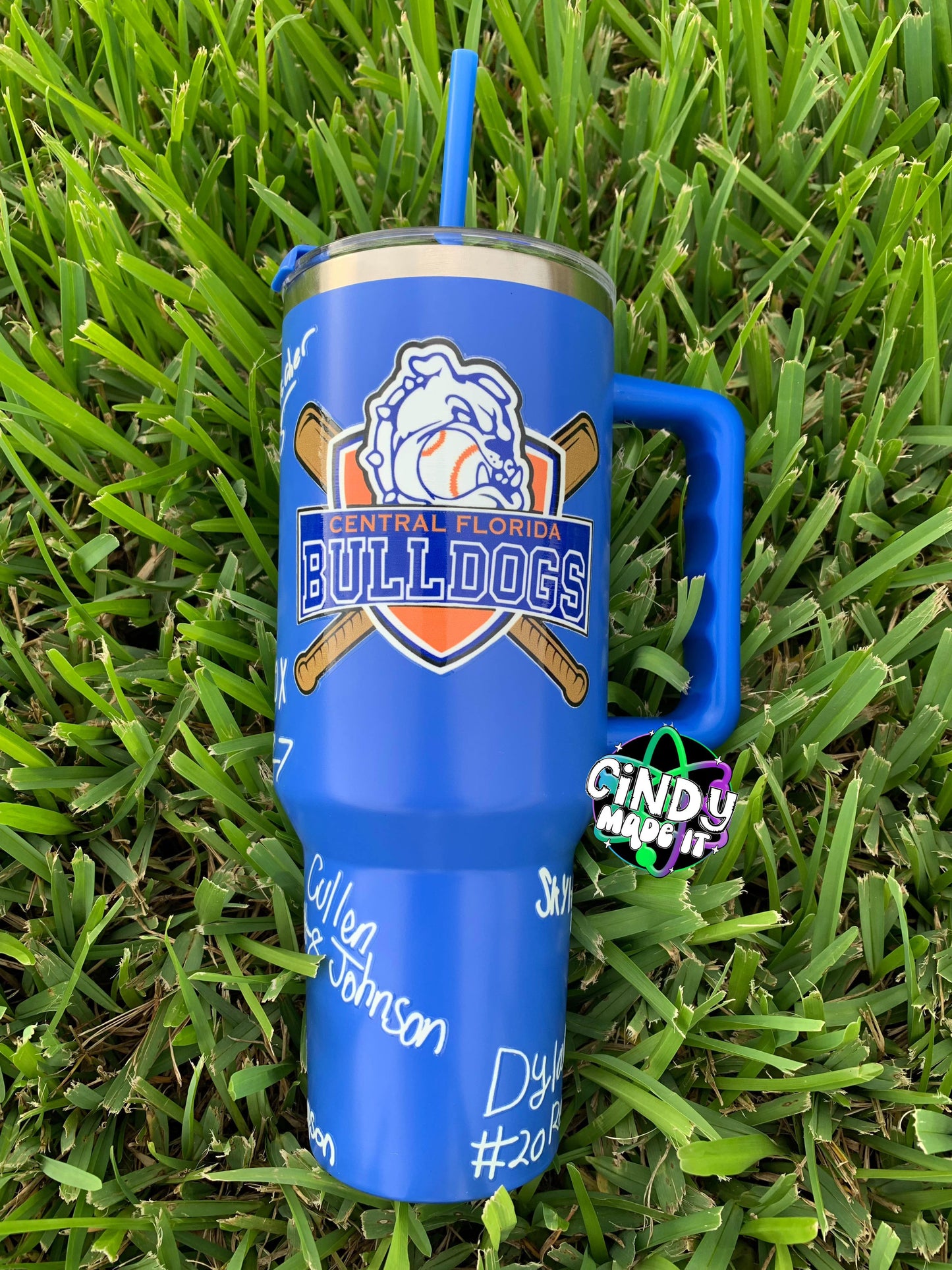 40oz Custom Signed Sports Tumbler