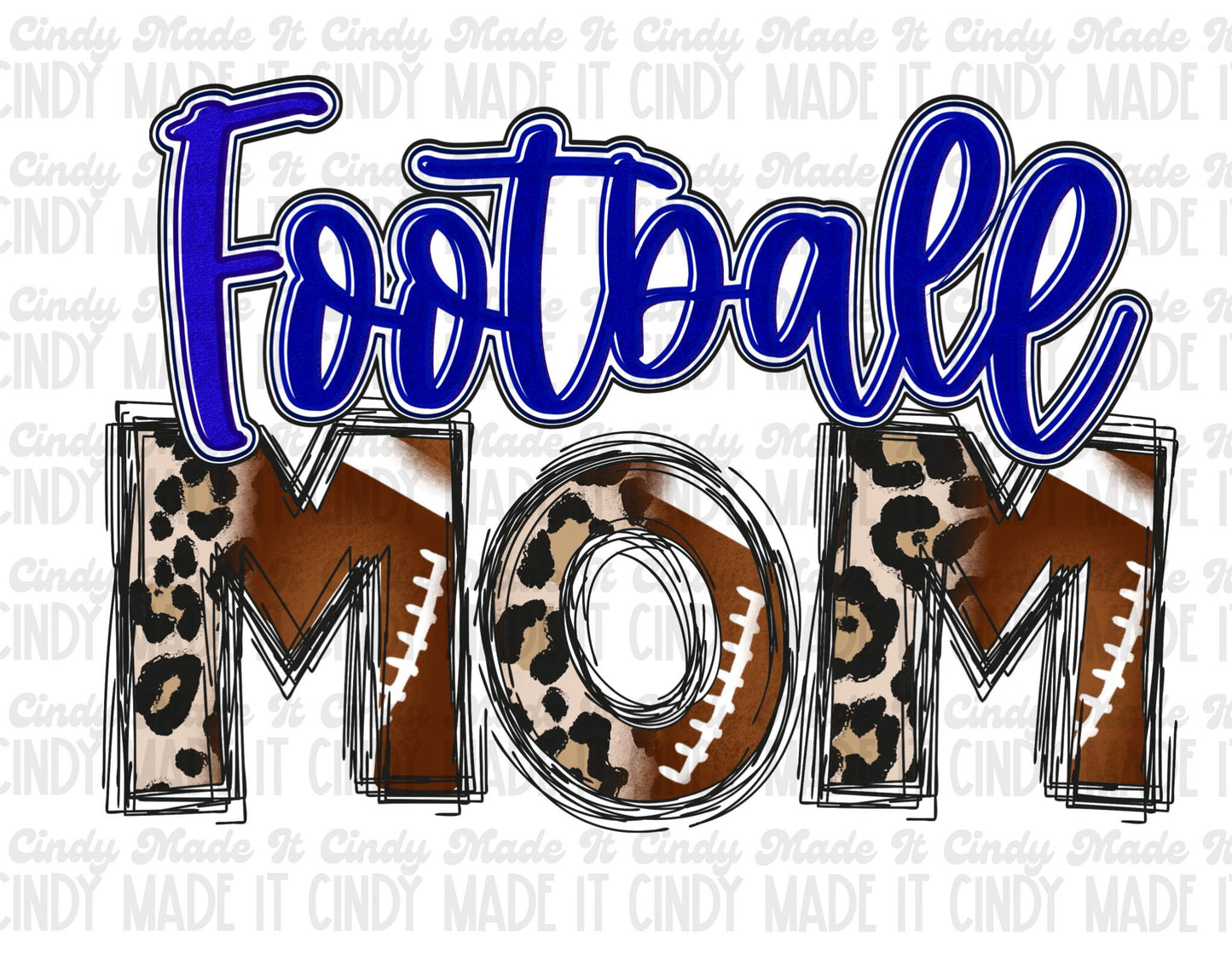 Custom Football Mom photo shirt