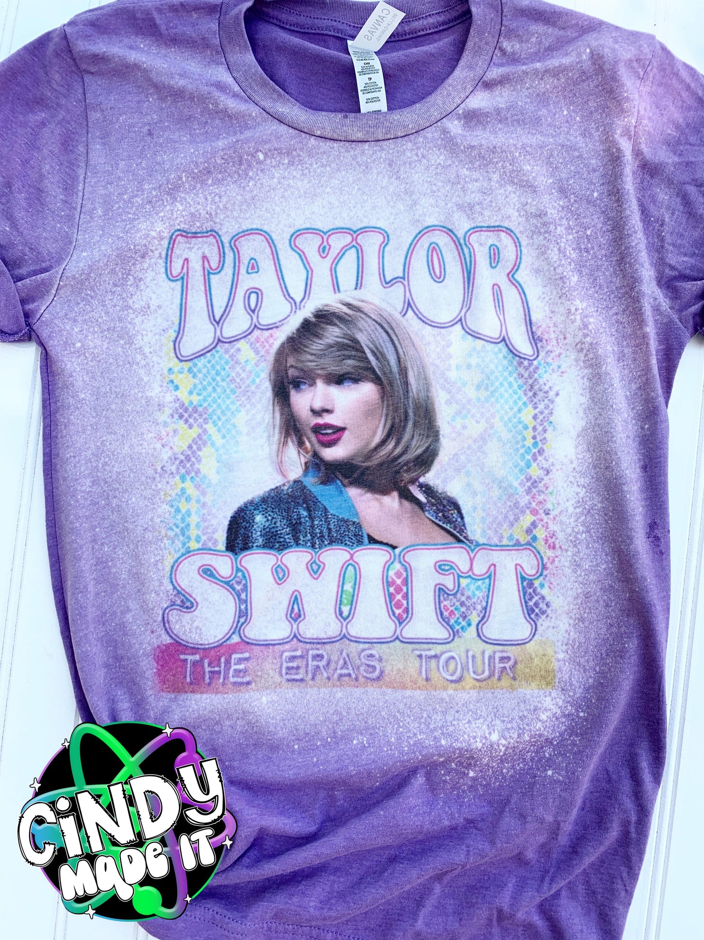 TS Tour Bleached Graphic T-shirt