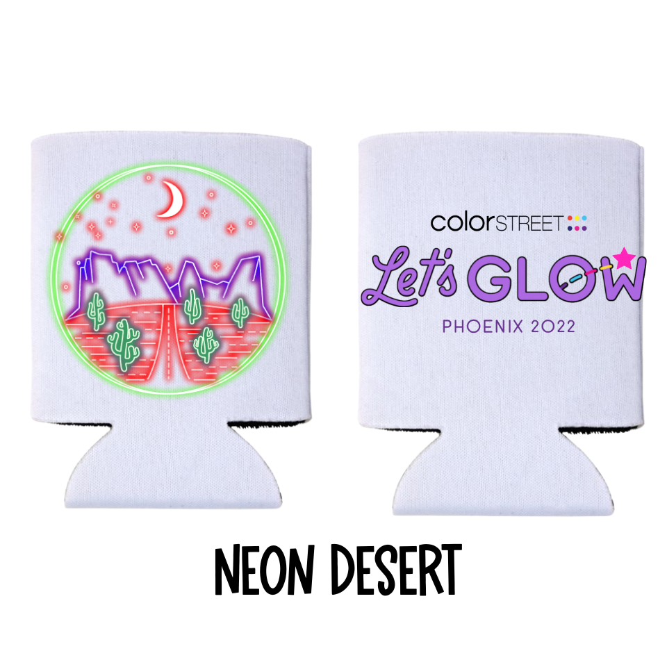 Color Street Conference Custom Drink Koozies; 5 style choices